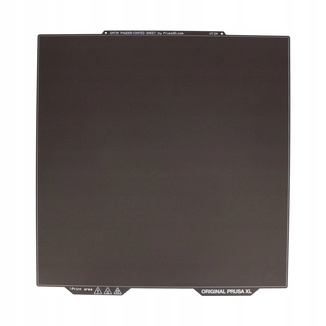 Płyta ze stali sprężynowej Pei do drukarek Prusa XL satynowa