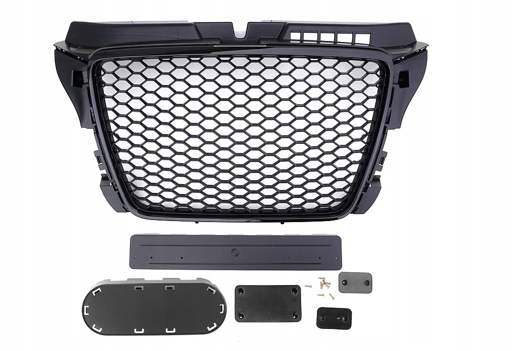 Gril Predný Nárazník Atrapa predná Rs Look Včelí plást Audi A3 8P Lift 08-12