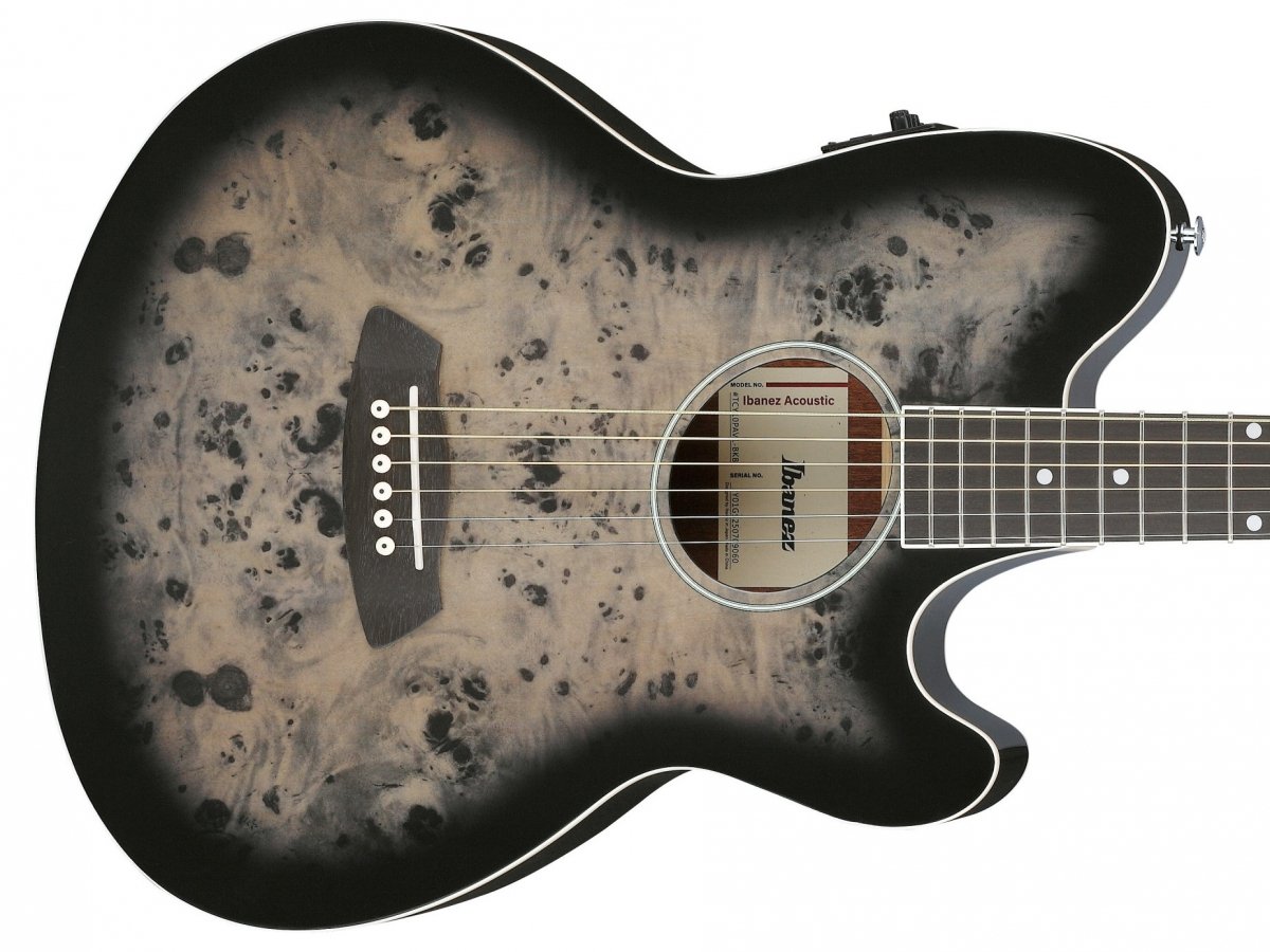 Elektroakustická kytara Ibanez Talman TCY10PA-BK