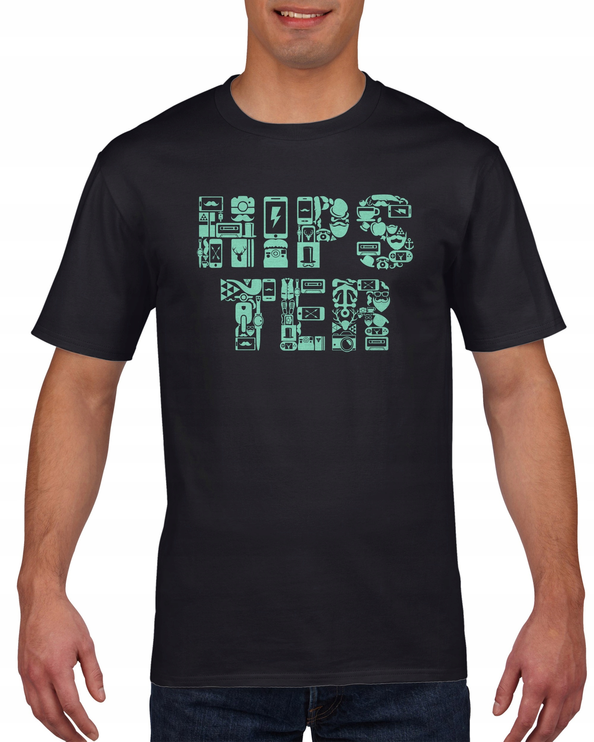 

Koszulka męska Hipster c M