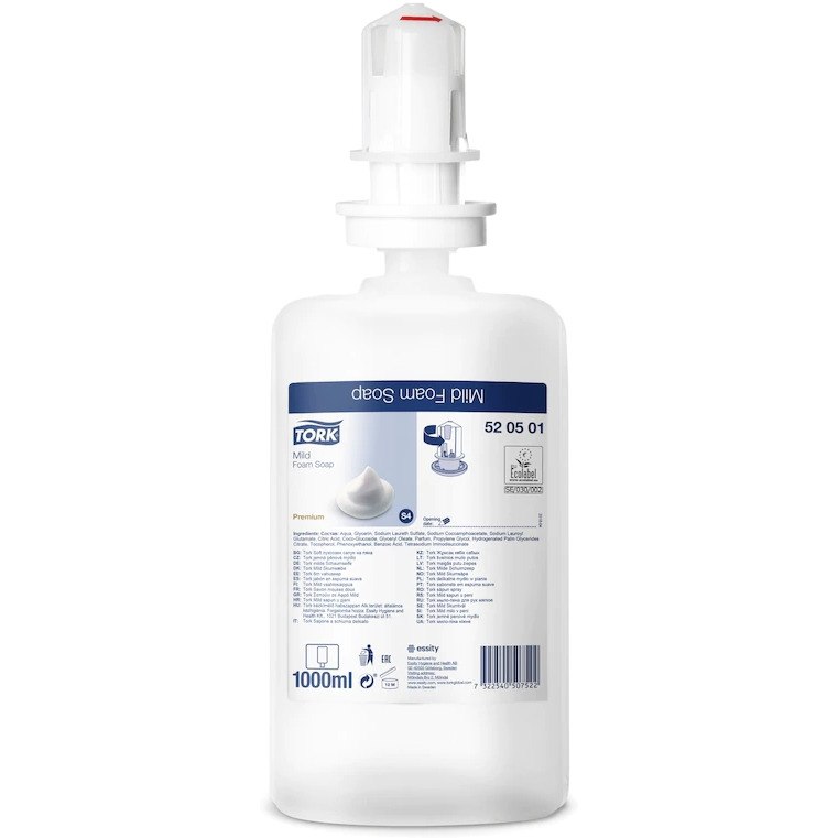 Levně Jemné pěnové mýdlo Premium 1L S4 520501 Tork