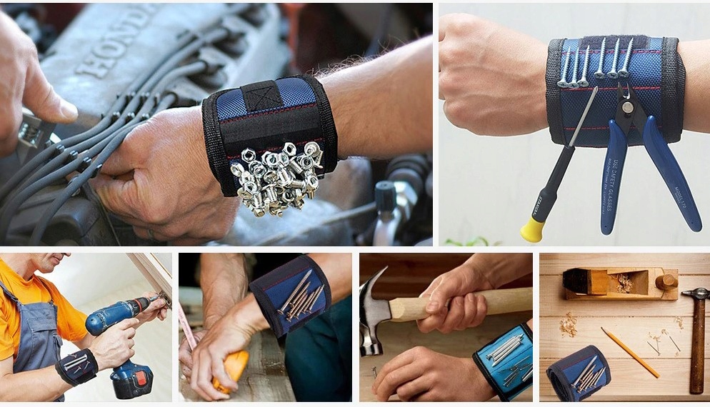 OPASKA MAGNETYCZNA NA NADGARSTEK RĘKĘ MOCNY MAGNES Marka Geko