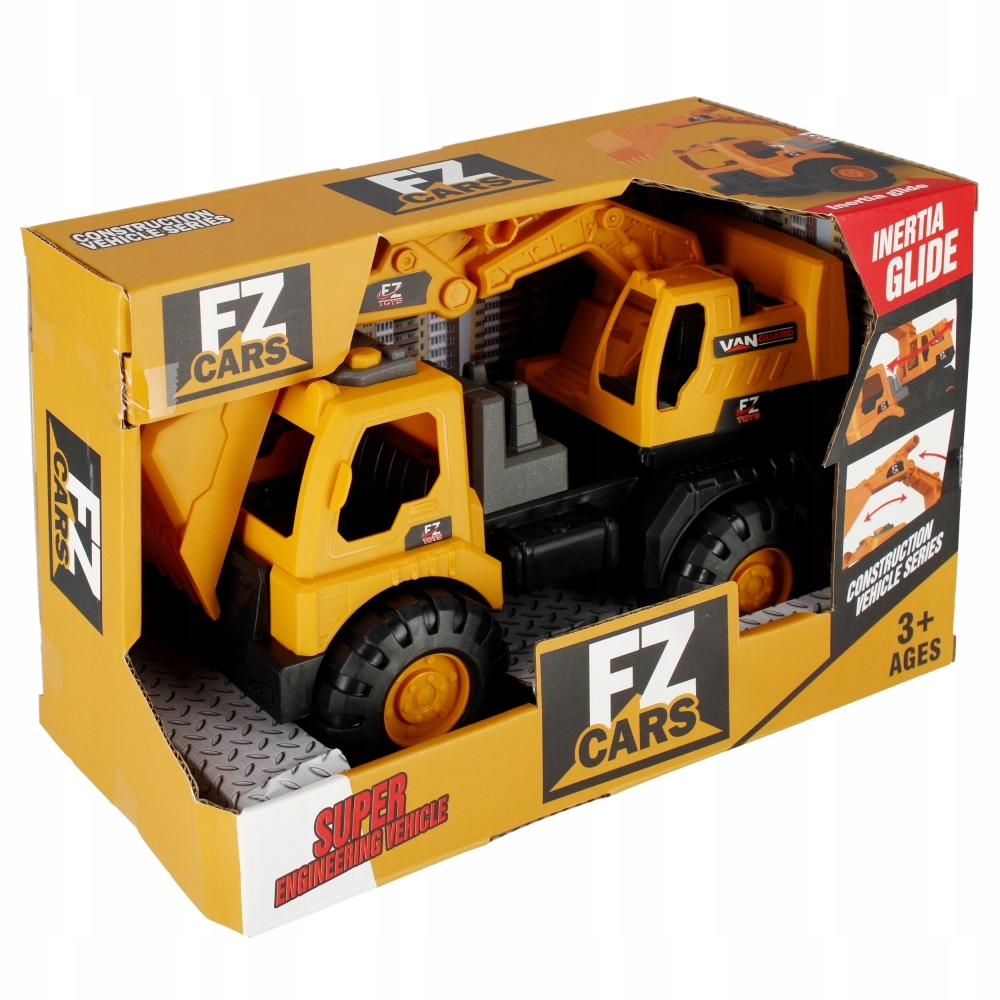 KOPARKA ZABAWKA dla dzieci 3+ SAMOCHÓD ciężarowy MEGA CREATIVE koparka Model auto