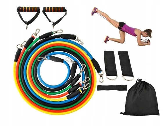 

Zestaw 5 Gum Oporowych do Ćwiczeń Fitness Crossfit