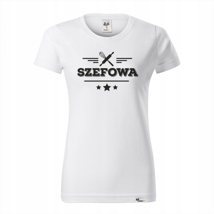 

KT025f Koszulka Szefowa prezent dla mamy kucharki