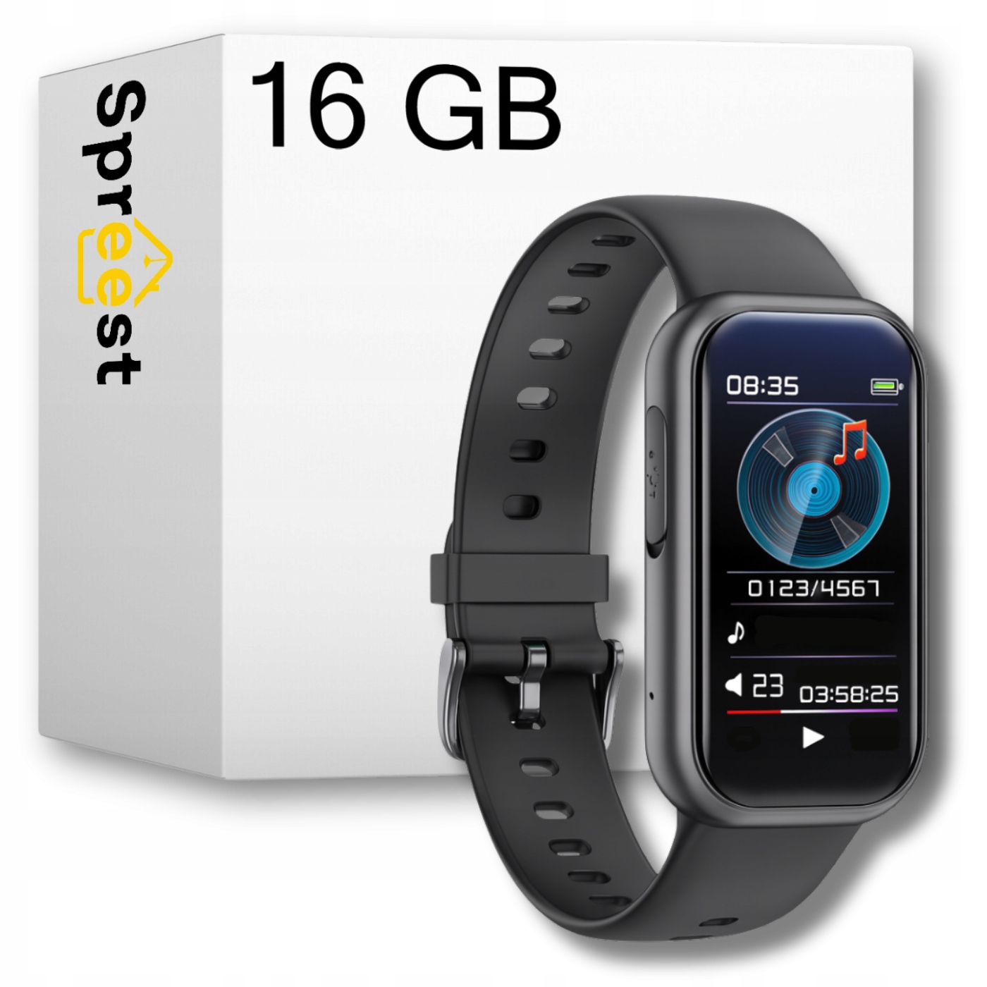 Diktafon V Hodinkách Špionážní Mini Digitální Odposlech Malý 16GB Skrytý Smart