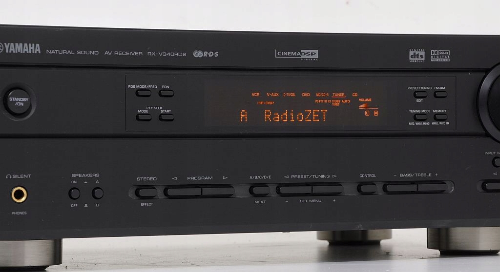 YAMAHA RX-V340RDS MARKOWY AMPLITUNER 5.1 DTS RDS ! Marka Yamaha