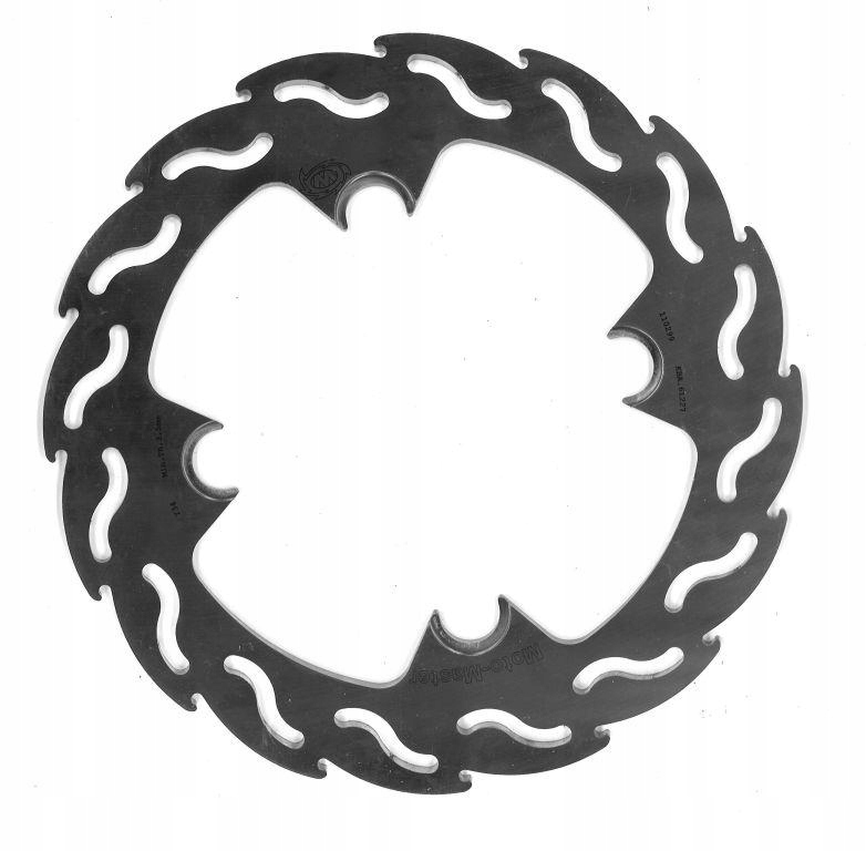 Moto-master Propagácia Brzdový Kotúč Zadný Flame Husqvarna 240MM ()