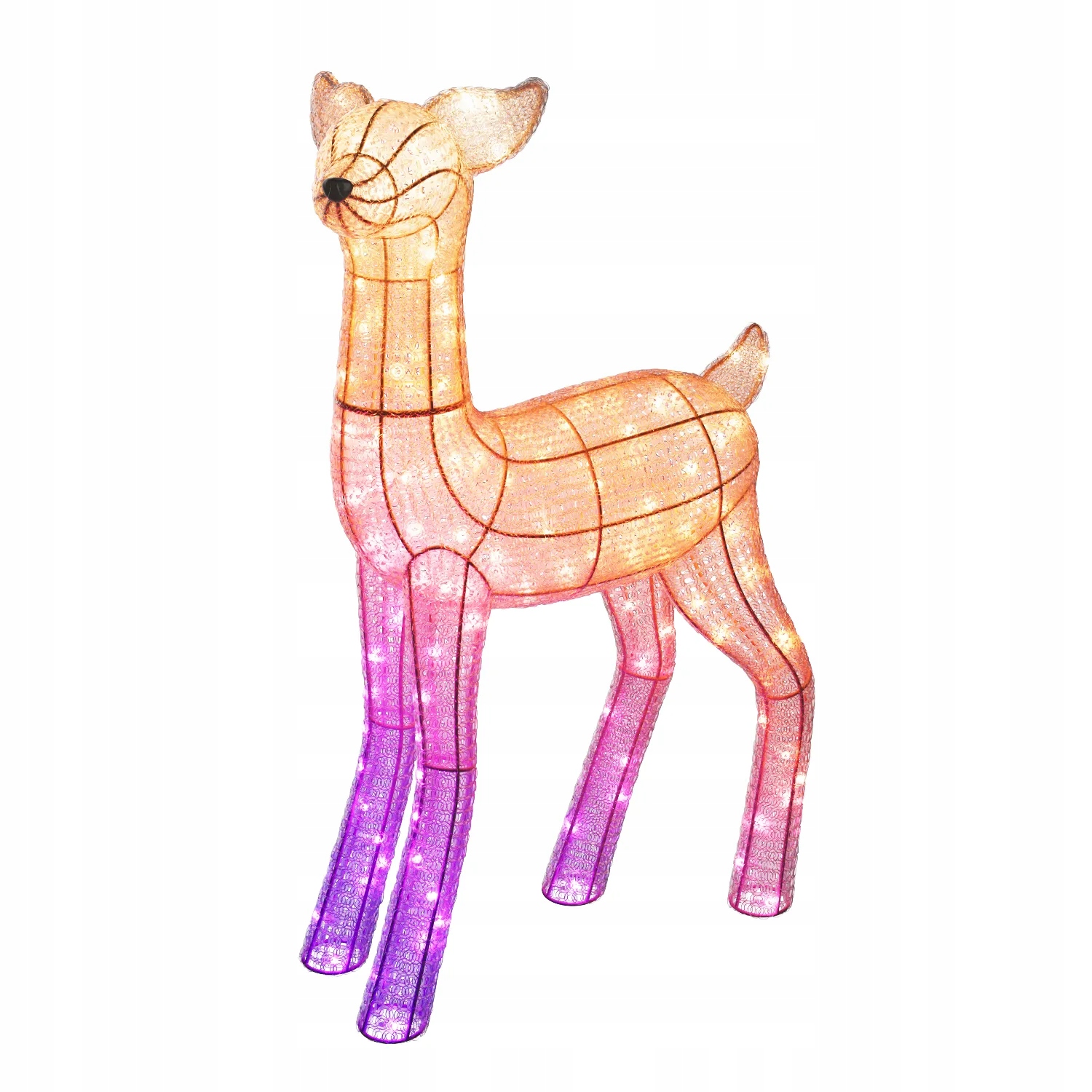 Sob Twinkly 3D Reindeers reťaz, 200 Rgb+w Led, 95 cm