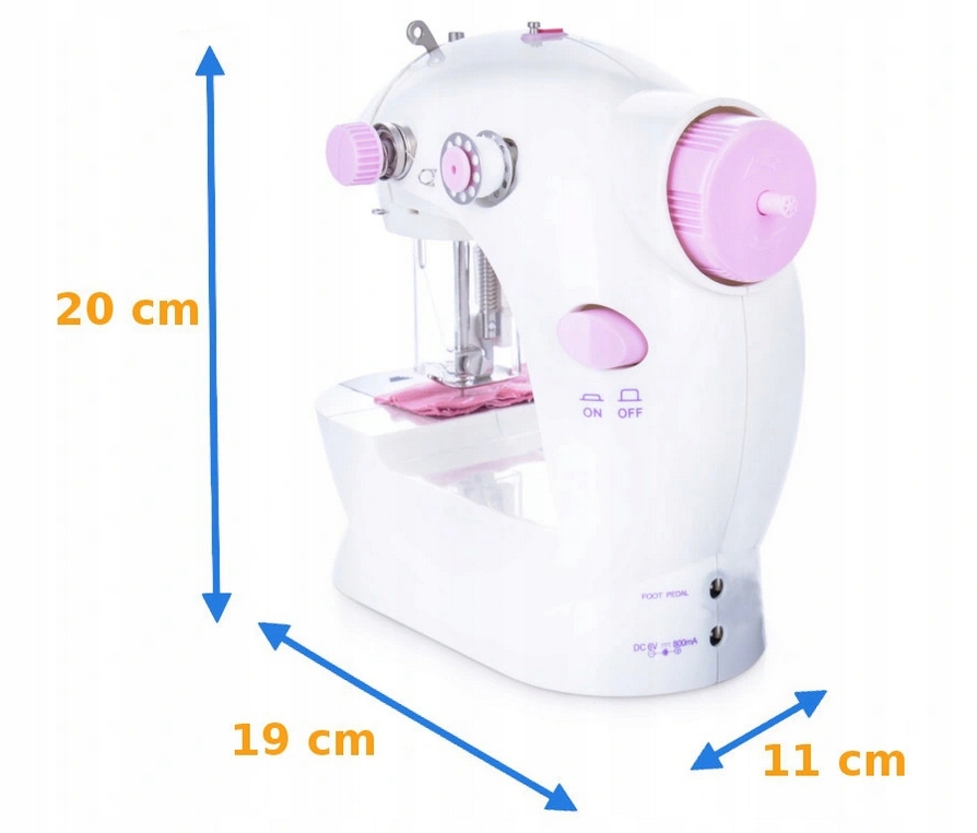 MASZYNA DO SZYCIA DLA DZIECI AKCESORIA PICOLLO ZABAWKI AGD DZIECIĘCE MINI Wiek dziecka 3 lata +