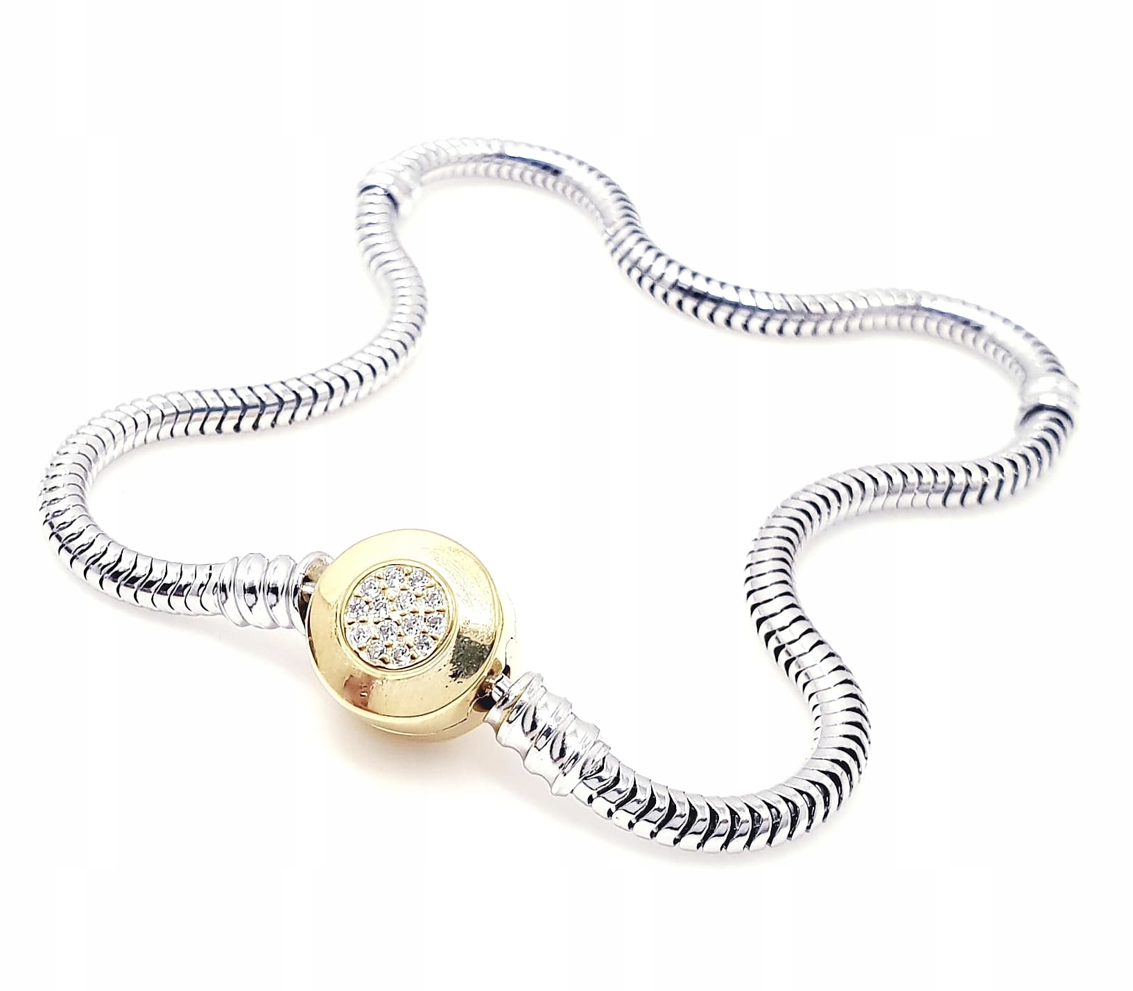 

Bransoletka Złota Do Charms Pandora Moments 17 cm