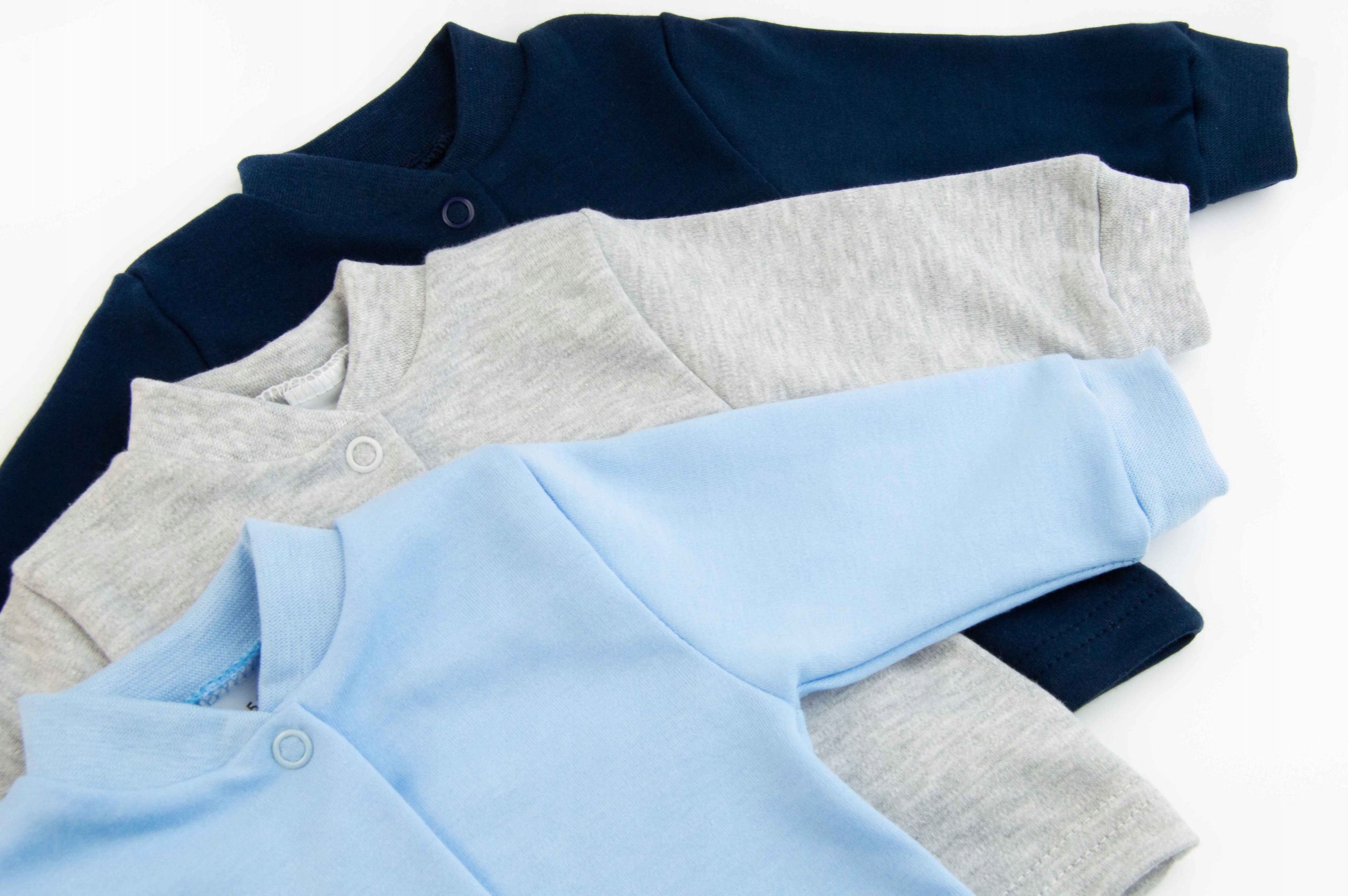 3-pak KAFTANIK BAWEŁNIANY koszulka niemowlęca 86 Stan opakowania oryginalne