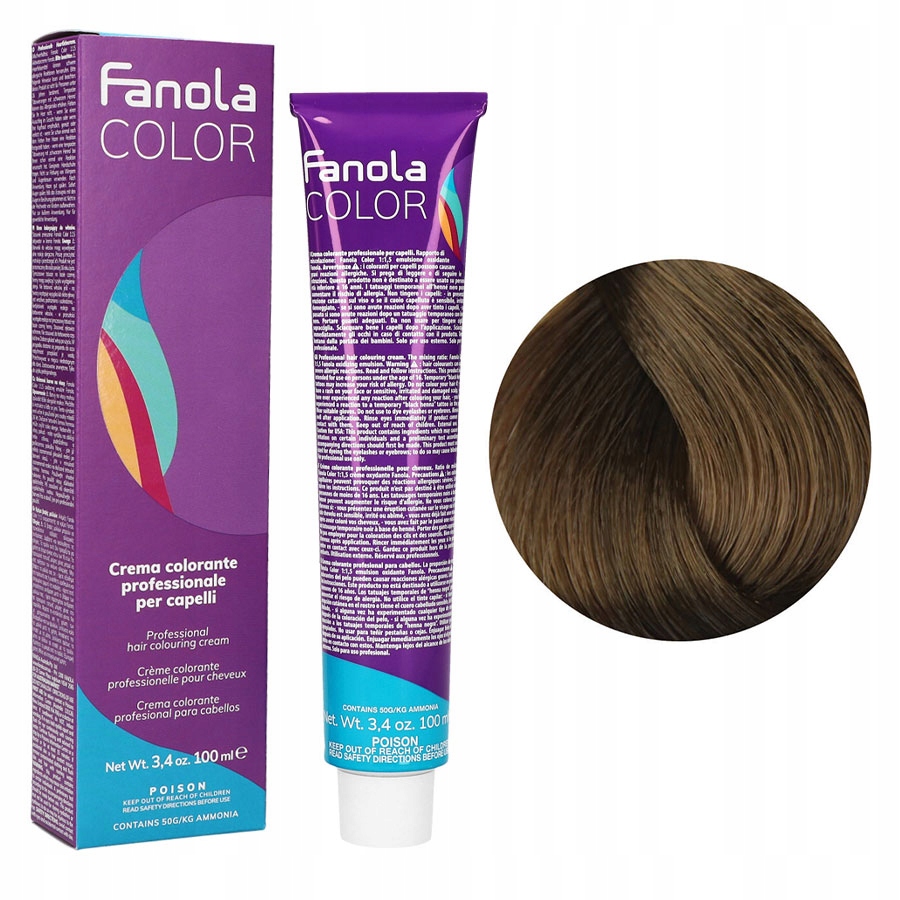 FANOLA 8.00 CREMA COLORE FARBA DO WŁOSÓW 100ML