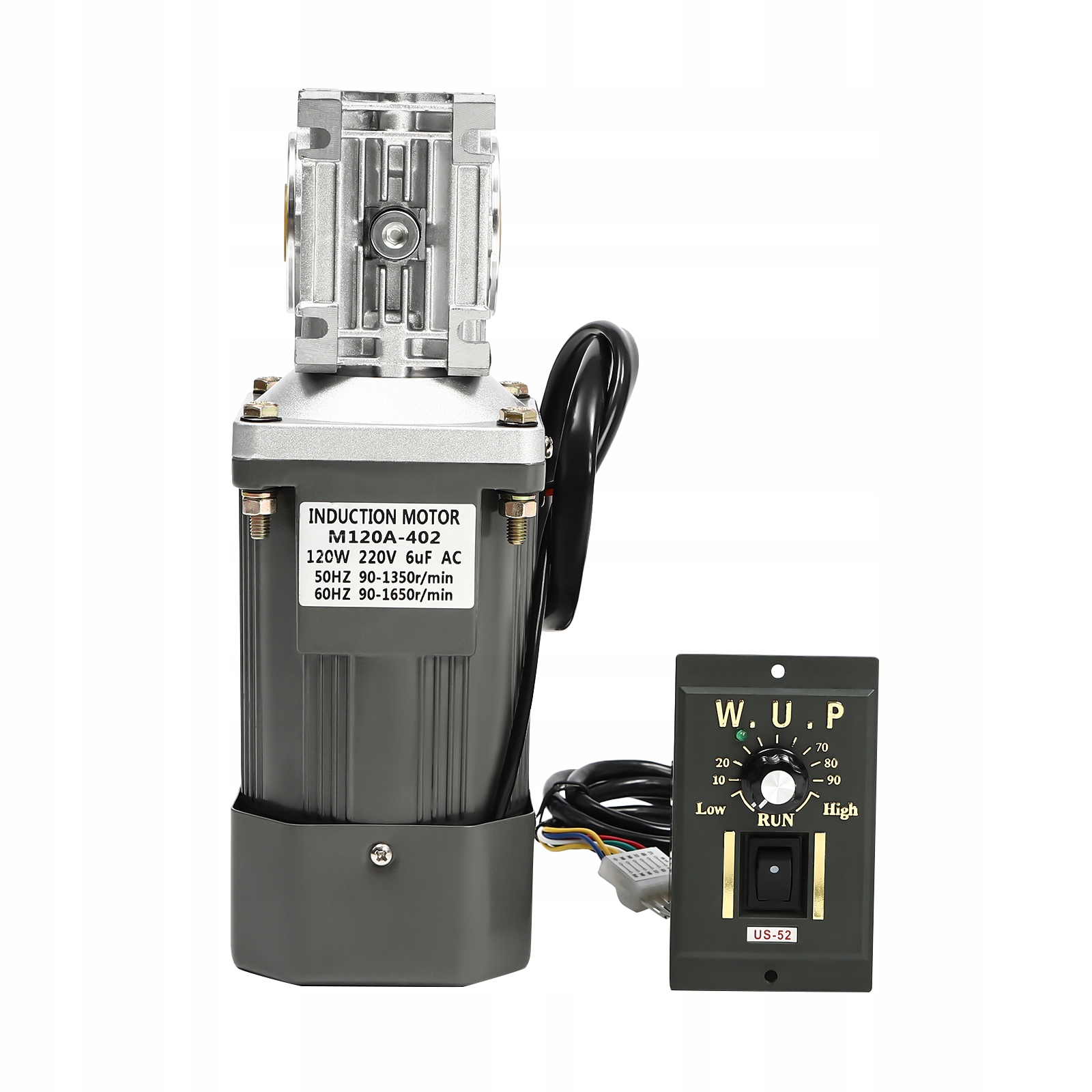 RV30 Šnekový Motor 120W Ac 220V S Regulátorem Otáček