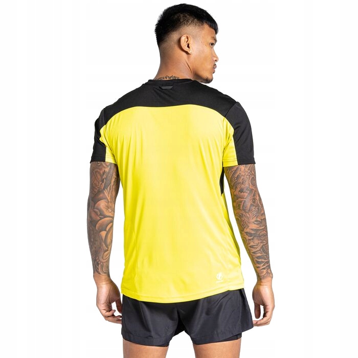Męska koszulka rowerowa Dare2B DMT591 X9M żółty / czarny 3XL Model ACES III