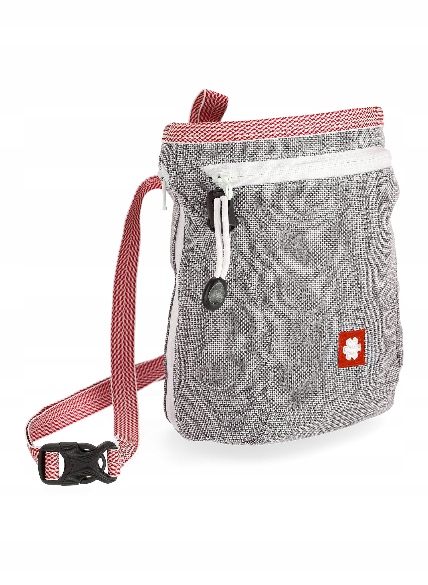 Saszetka na magnezję Ocun Dusty Eco Belt grey/red