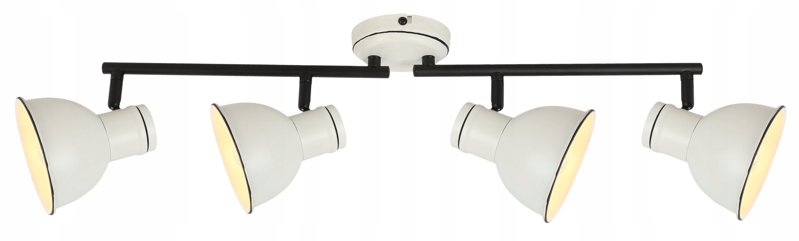 Stropné svietidlo biela/čierna 4XE14 Zumba Candellux