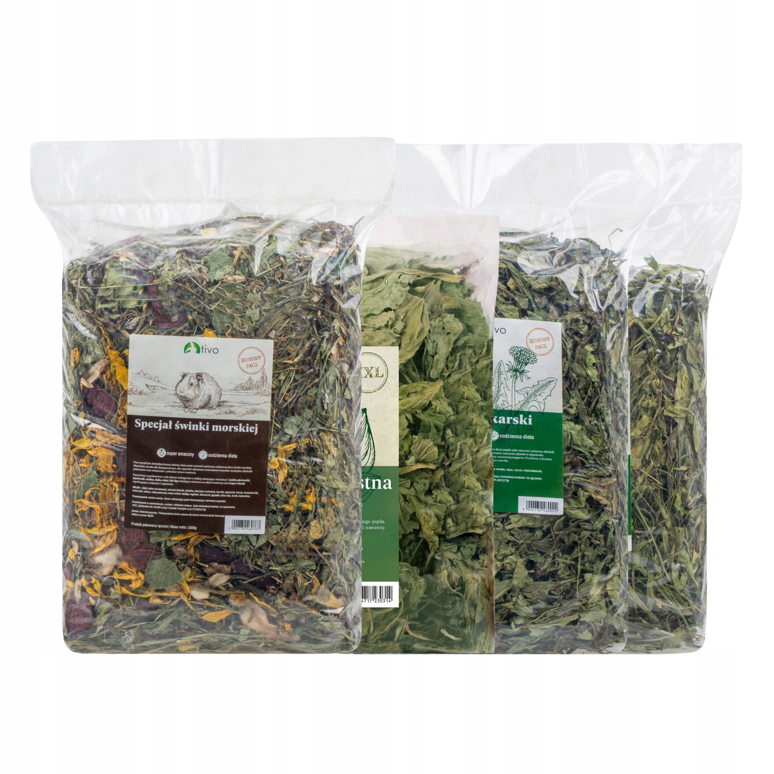 Levně Sada pro morče Tivo 2,6 kg – specialita prasátka, bábovka, pampeliška