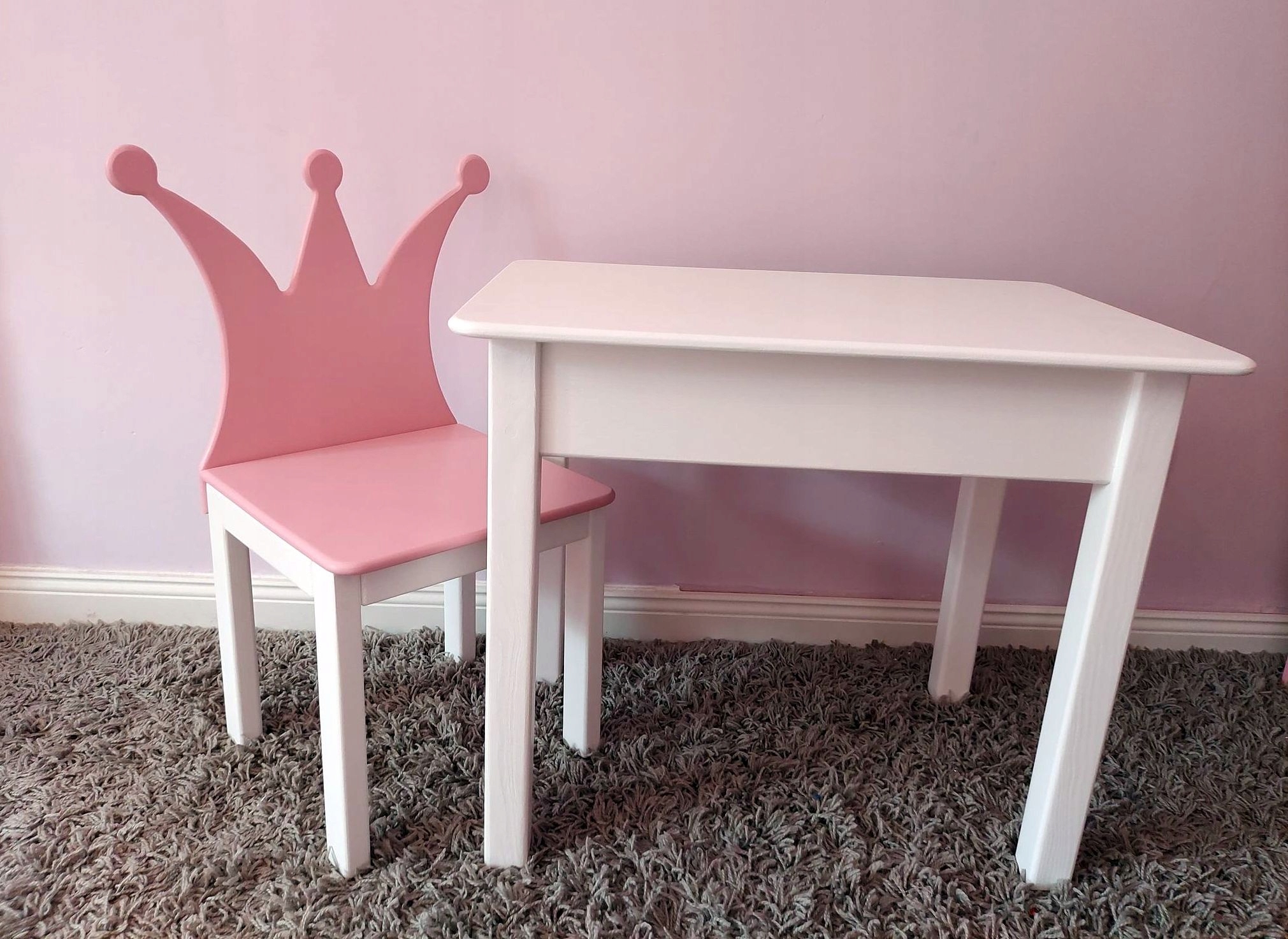 Stolik i krzesełko dla dziecka korona 107-122 Kolekcja 1