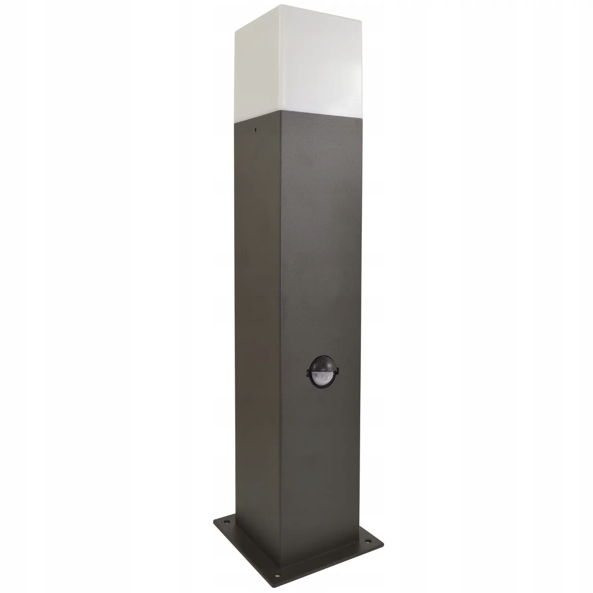 New York 44cm E27 IP44 lampa ogrodowa stojąca z czujnikiem ruchu zmierzchu