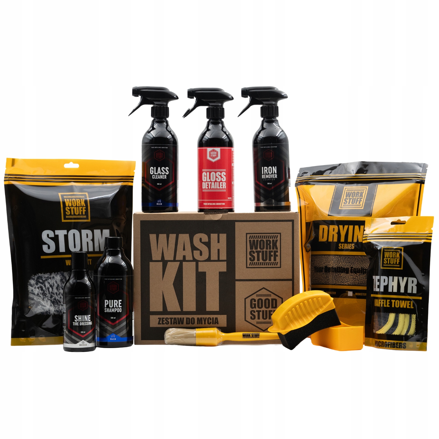 Sada Detailing na čistenie auta Good Stuff Wash Kit Vnútro Lak