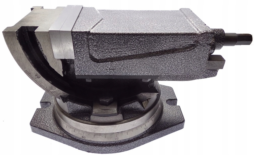 IMADŁO MASZYNOWE KĄTOWE 100MM OBROTOWE 2D UCHYLNE KOŁYSKOWE DO FREZARKI Marka inny