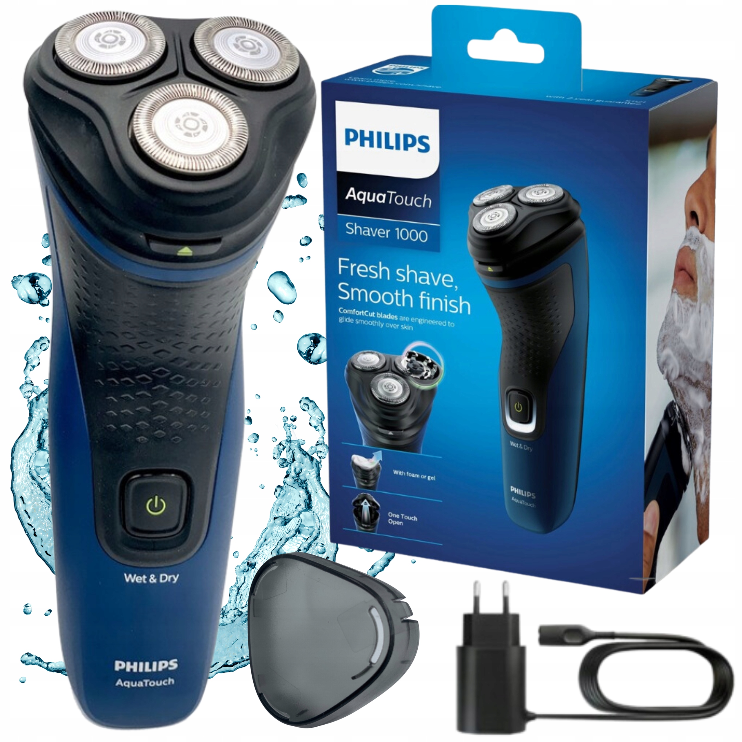 BEZPRZEWODOWA GOLARKA MĘSKA PHILIPS ELEKTRYCZNA MASZYNKA DO GOLENIA GOLARKA