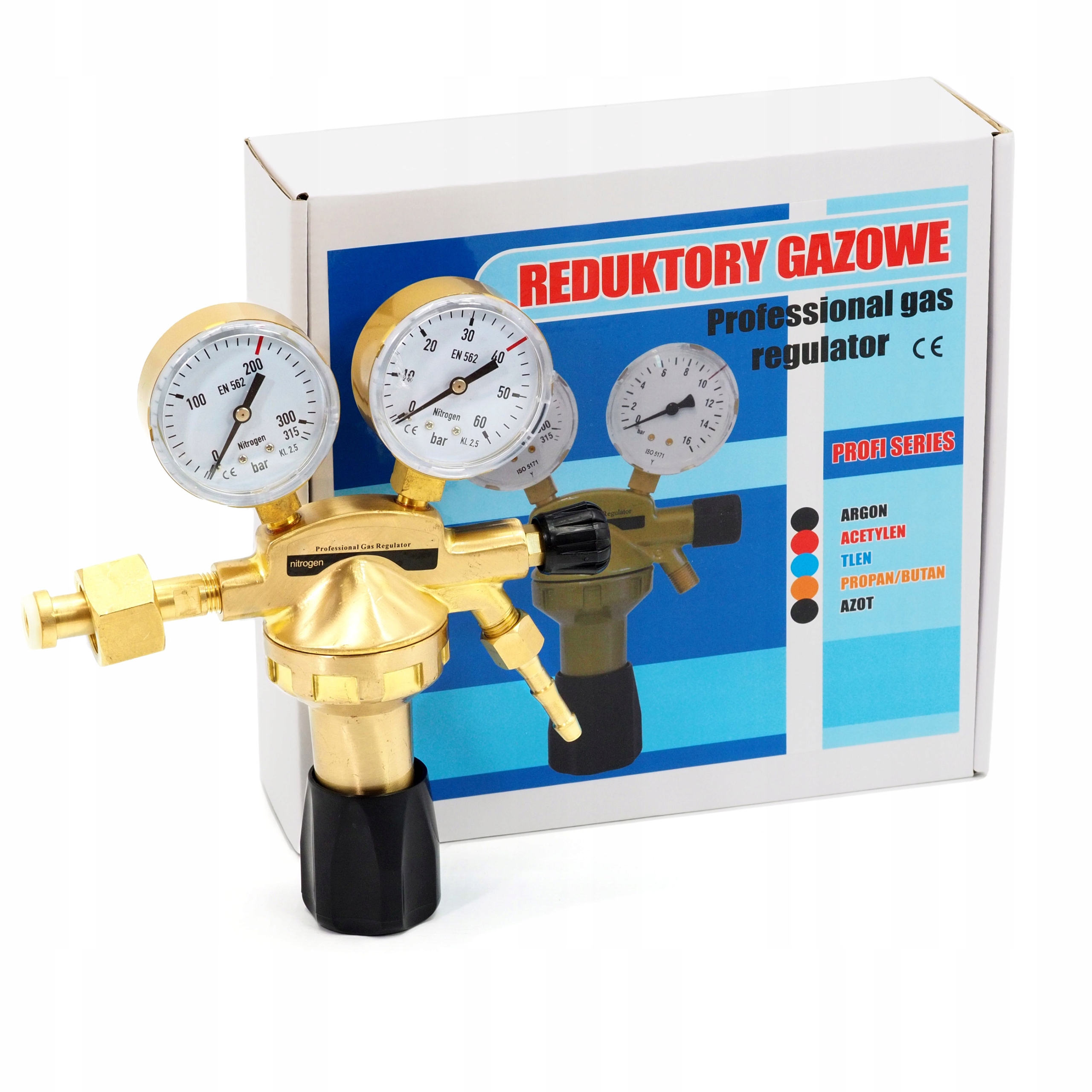 

Reduktor Azot Profi Typ Gce 40 Bar 2 manometry