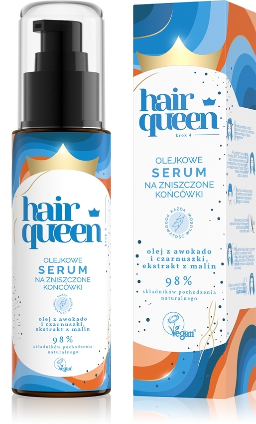 

Hair Queen Olejkowe serum na zniszczone końcówki