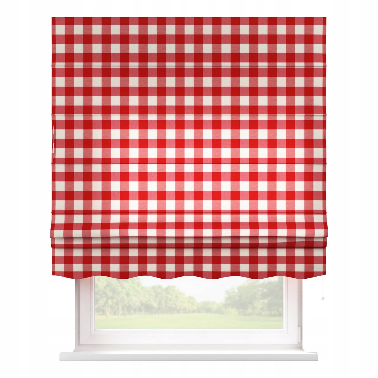 Hotová rímska roleta Florencia 120 x 150 cm červená