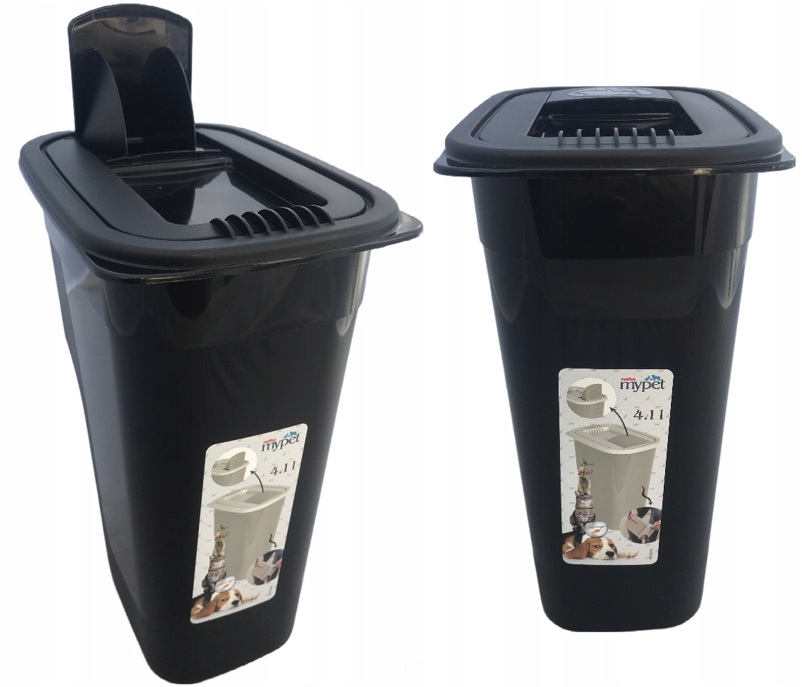 

Pojemnik Pudełko Na Karmę Z Miarką Dla Psa Kota 4L