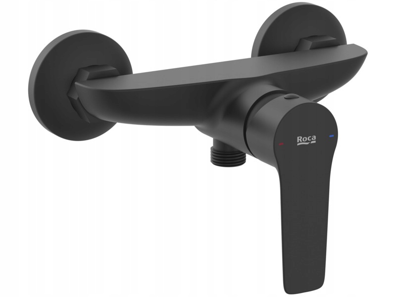 Bateria prysznicowa natynkowa Roca Monodin A5A208GNB0 Czarny mat
