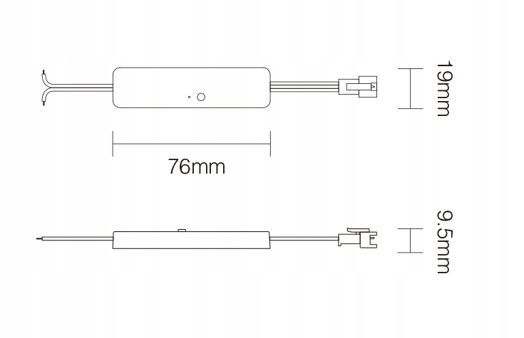 MiBoxer SPIR3-M 3w1 Mini Kontroler sterownik cyfrowy SPI LED 2.4GHz Kod producenta SPIR3-M