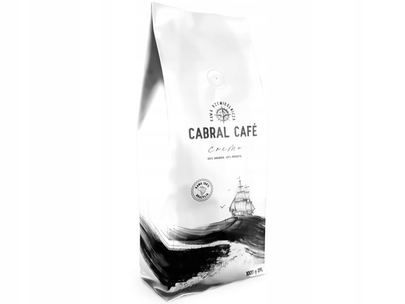 Kawa ziarnista Cabral Cafe Crema 1 kg (Rzemieślnicza)