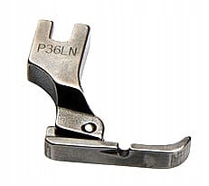 P36LN Stopka do zamka zwykłego wąska lewa do stebnówek Jack Juki Siruba