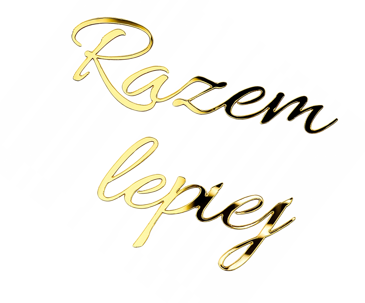 Napis Razem lepiej ozdoba na ściankę NWZ-15