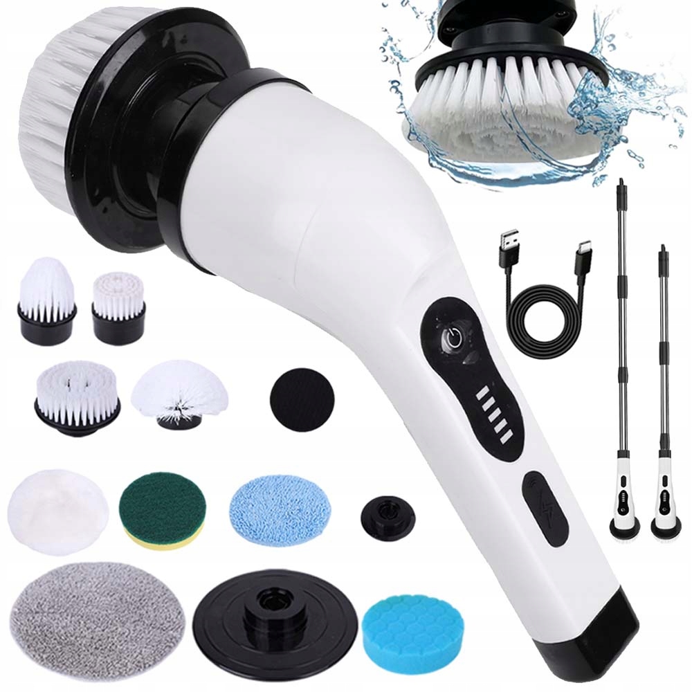 Levně Elektrický Rotační Mopový Kartáč Turbomop 9V1 Pro Úklid A Mytí, Výkonný