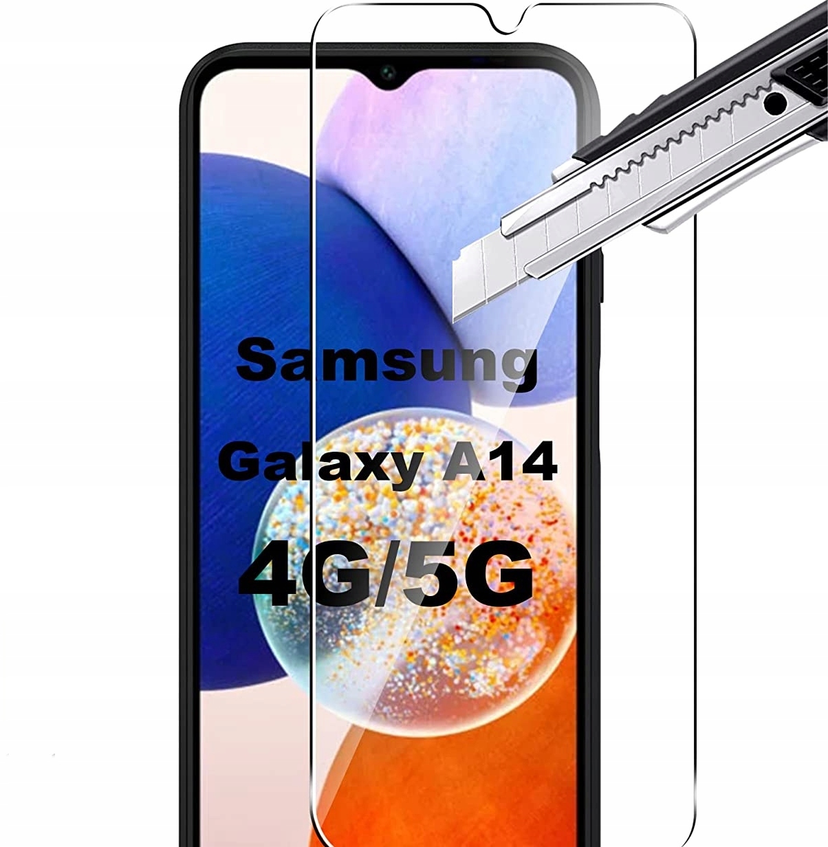 Etui SILIKON MATOWE do SAMSUNG GALAXY A14 | +SZKŁO Marka Inna