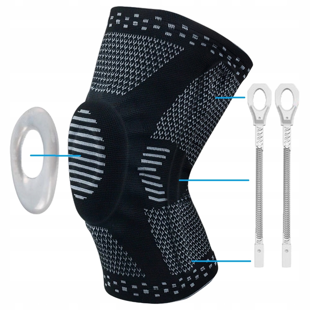 

Opaska orteza na kolano ze stabilizacją rzepki Gel