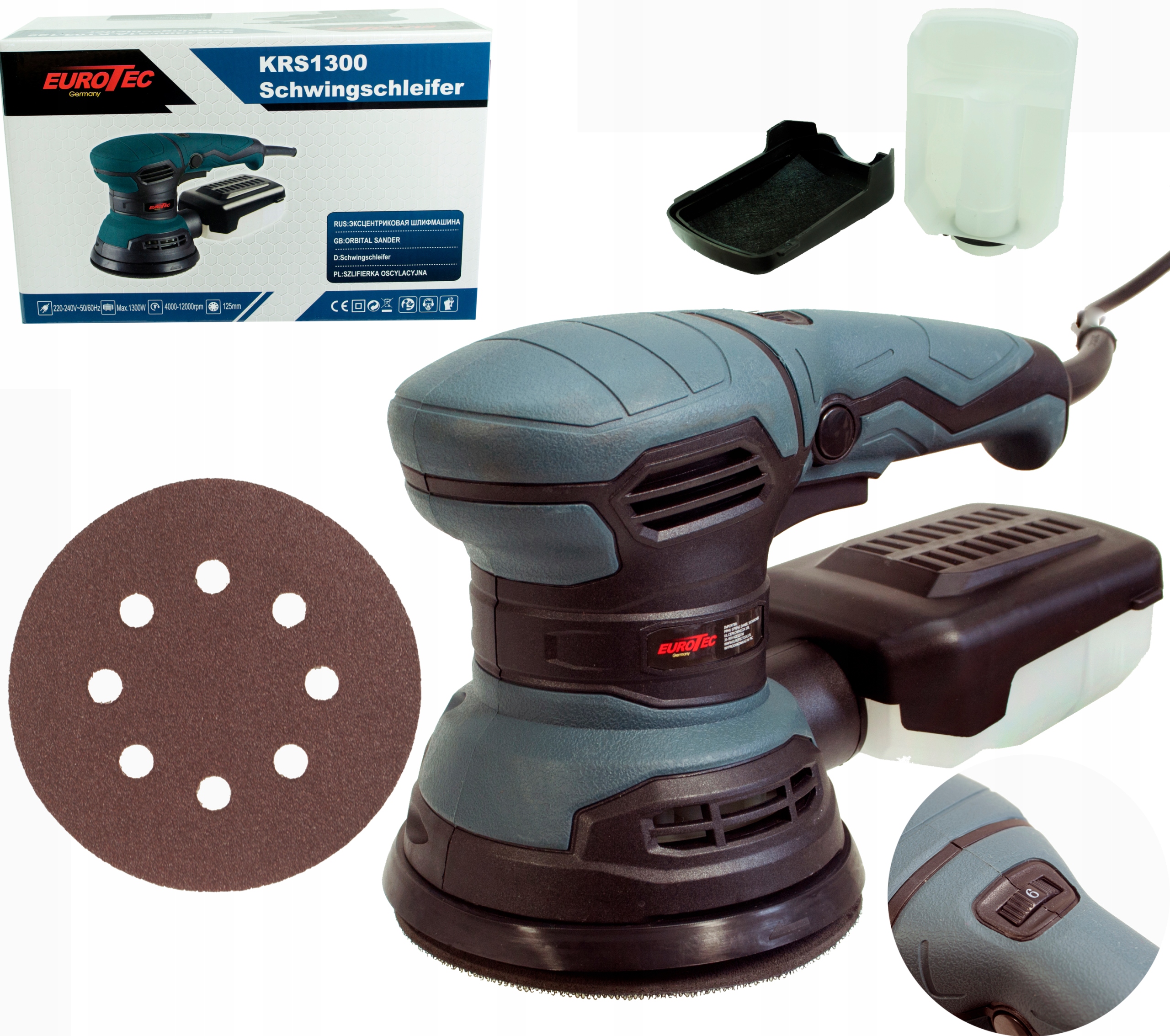 

Szlifierka Oscylacyjna Mimośrodowa 1300W Regulacja