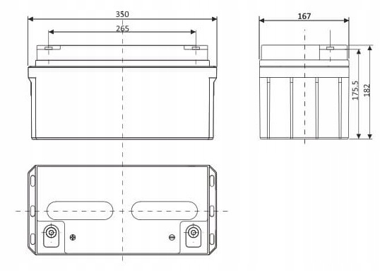 AKUMULATOR BATERIA AGM VRLA TECHNOCELL TCL 12V 65Ah TCL65-12 TCL65 UPS PIEC Producent Technocell