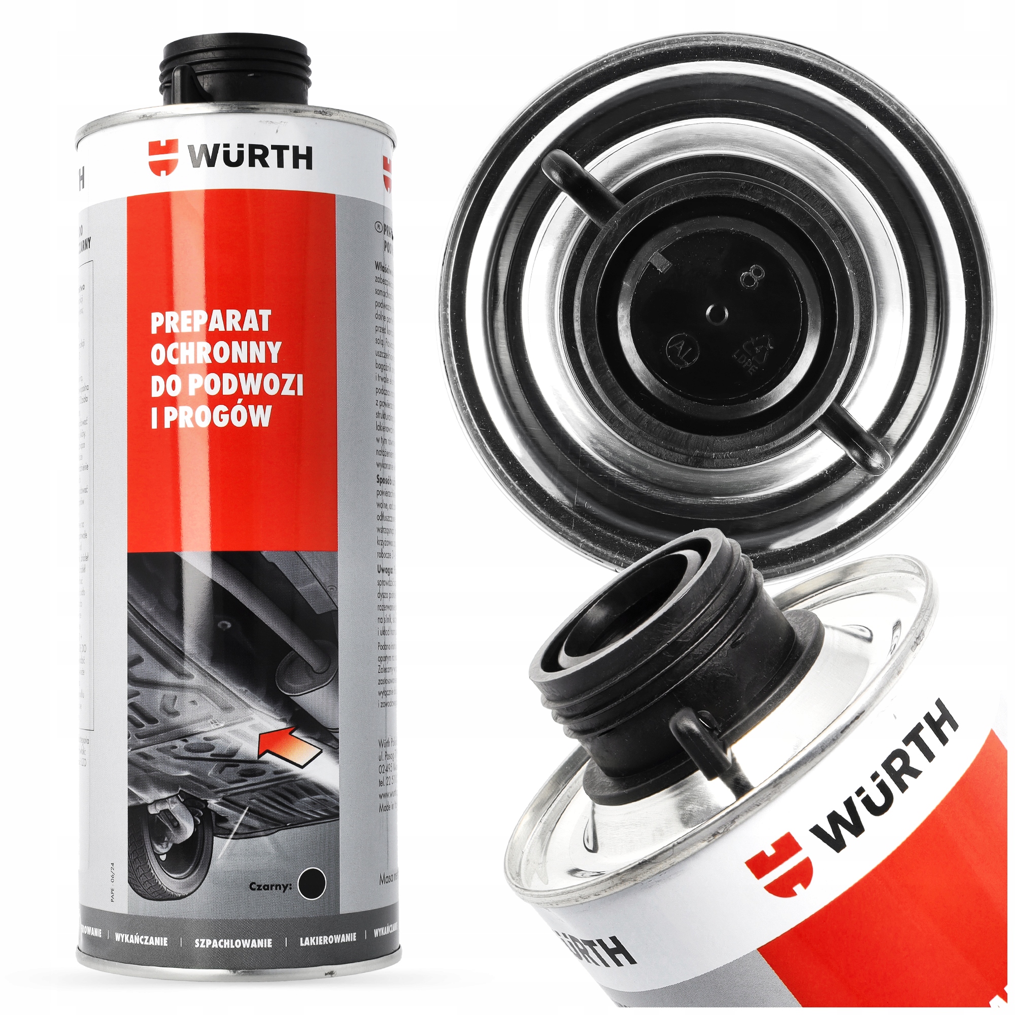 Środek Do Konserwacji Podwozia Wurth Body Black 309 1L Preparat Na Rdze