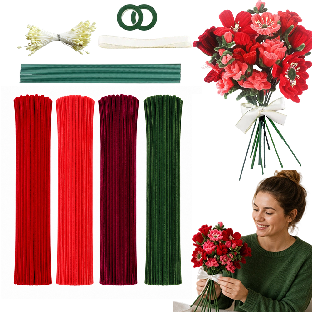 Kreativní Drátky Floristický Drát Lesklý Umělý Deko Pro Dekoraci