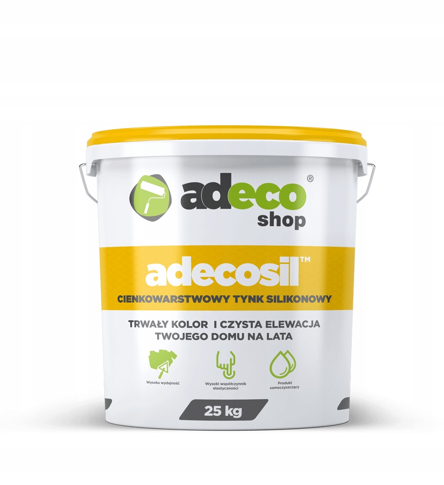 

Adeco Tynk silikonowy baranek biały na fasadę 25kg