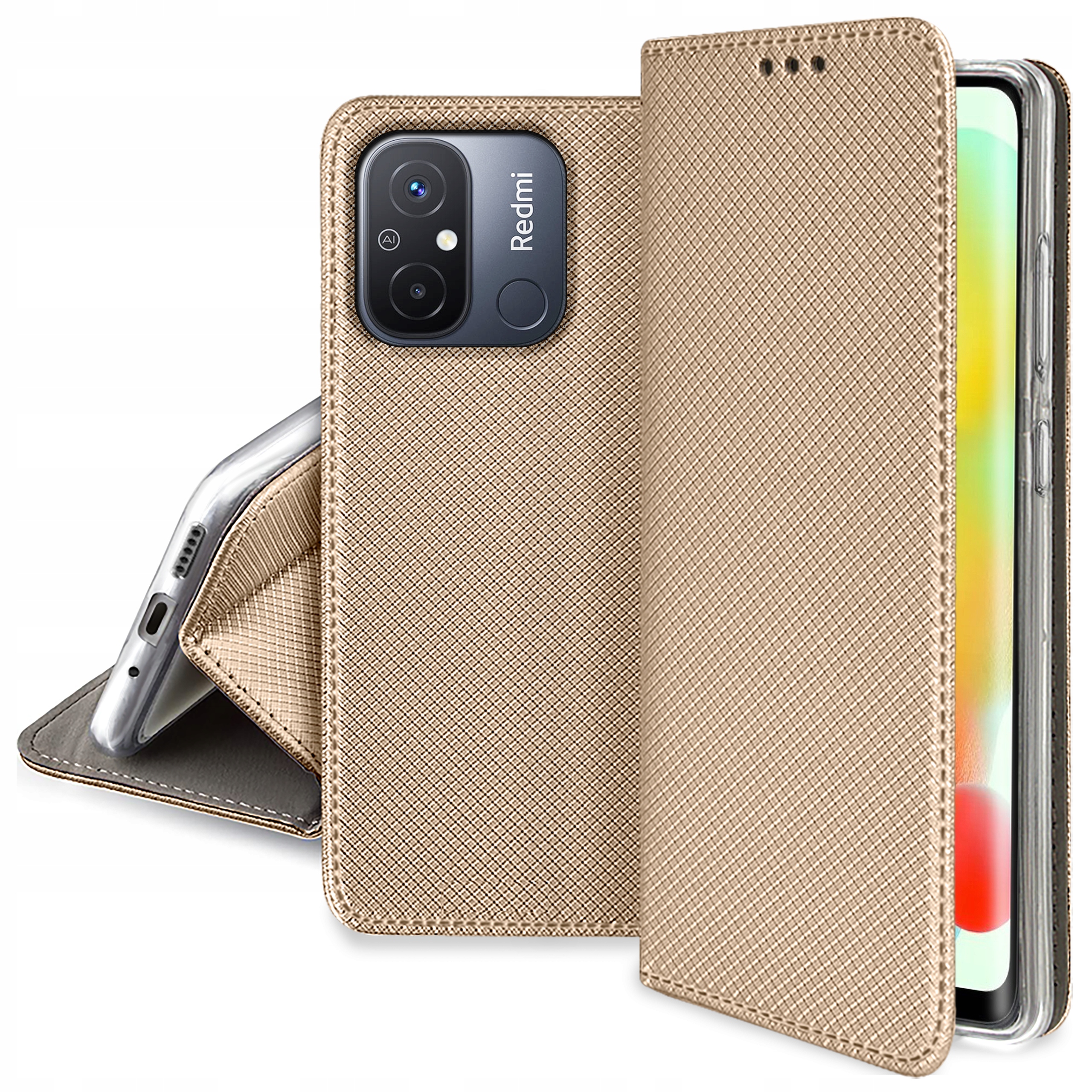 

Etui do Xiaomi Redmi 12C Smart Magnet Szkło