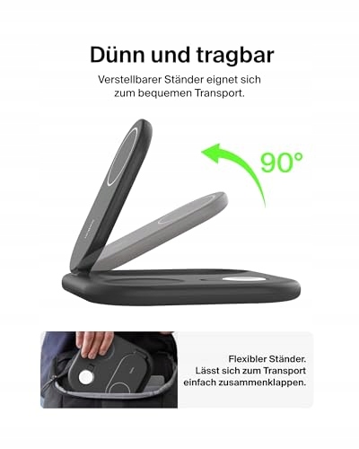BELKIN BoostCharge 3w1 Qi2 15W MagSafe iPhone Watch AirPods — miniatura 6