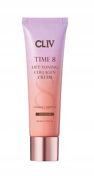CLIV Time 8 Lift Toning Collagen Liftingująco Tonizujący Krem Z Kolagenem