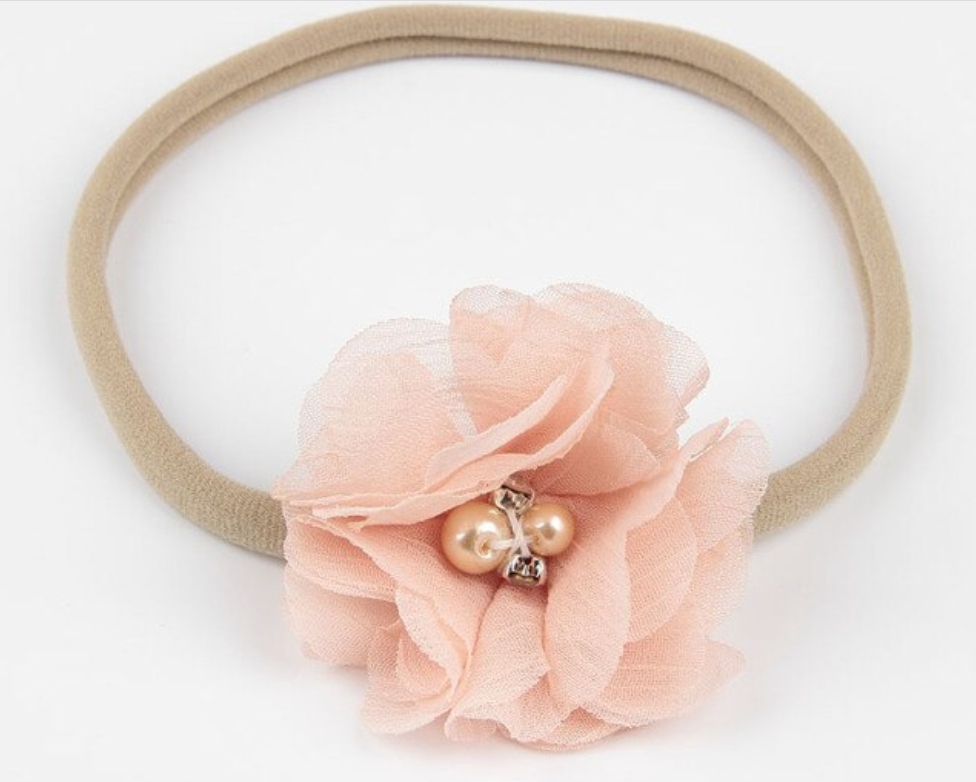 

Opaska bezuciskowa dziecko 34-52cm okazała łosoś