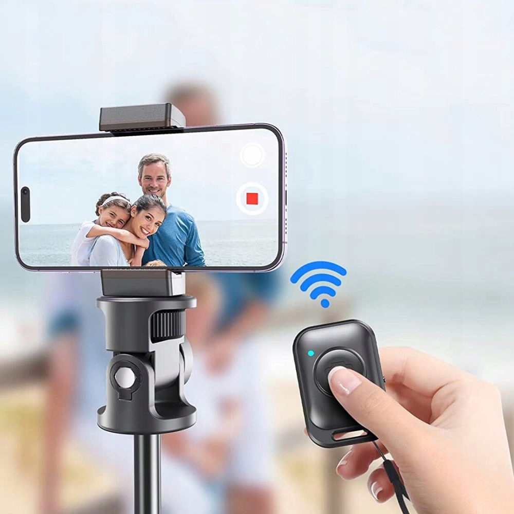 Selfie stick tripod Tech-Protect statyw + pilot na telefon na, z bluetooth Stan opakowania oryginalne