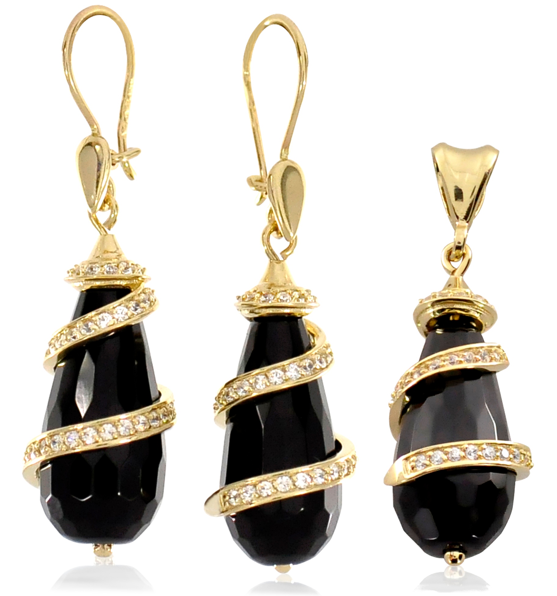 Večerní Zlatý Komplet Onyxové Sopky Pr. 585